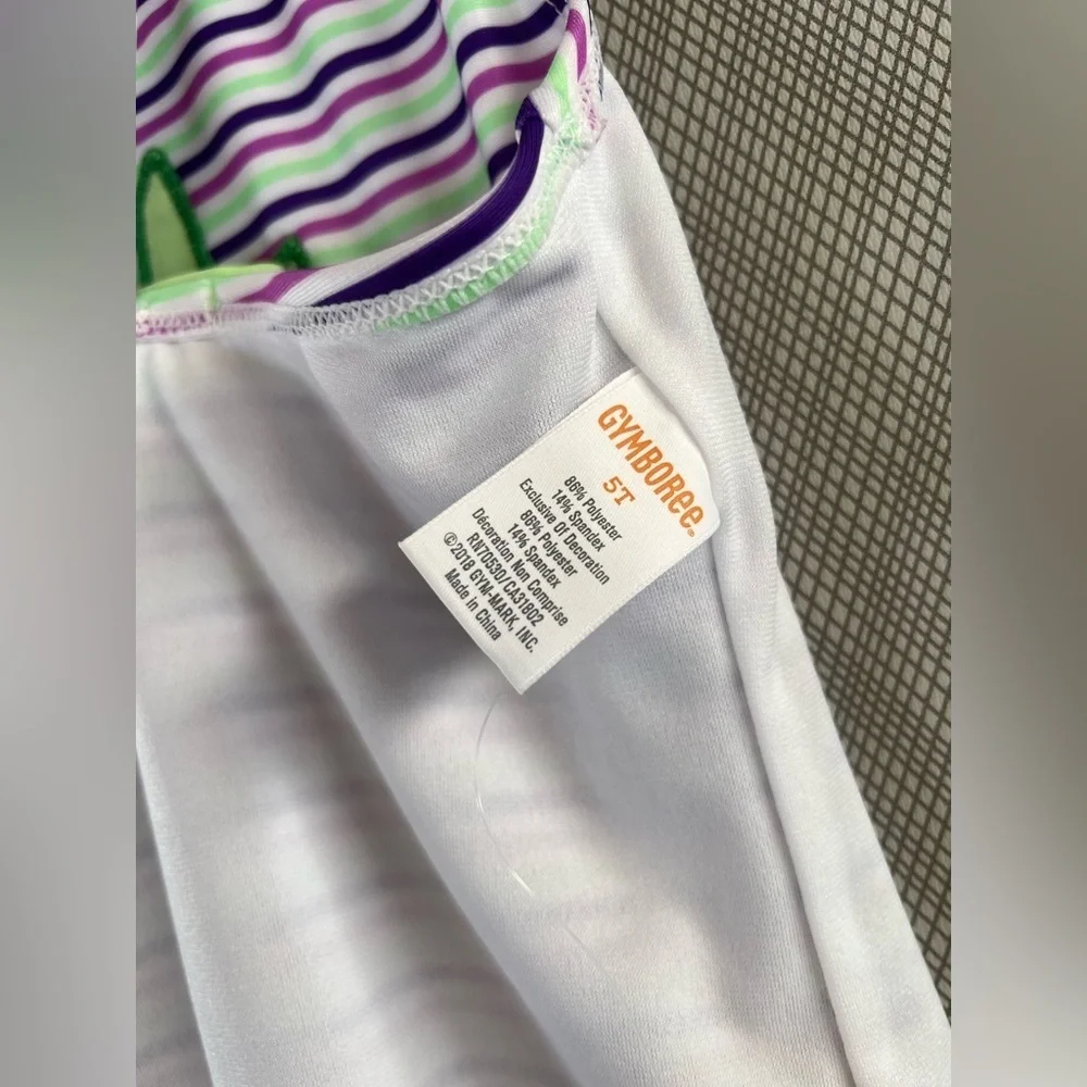 Gymboree- Striped Pineapple Swimsuit (Size 5T)